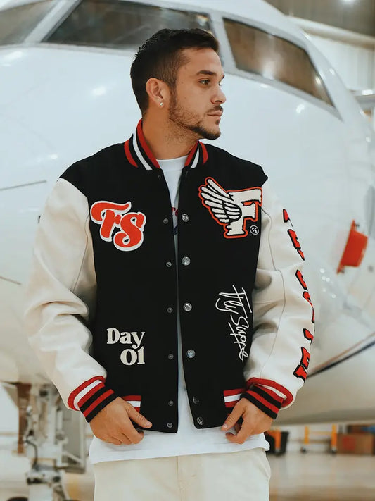 Manifest Varsity Jacket (Black)