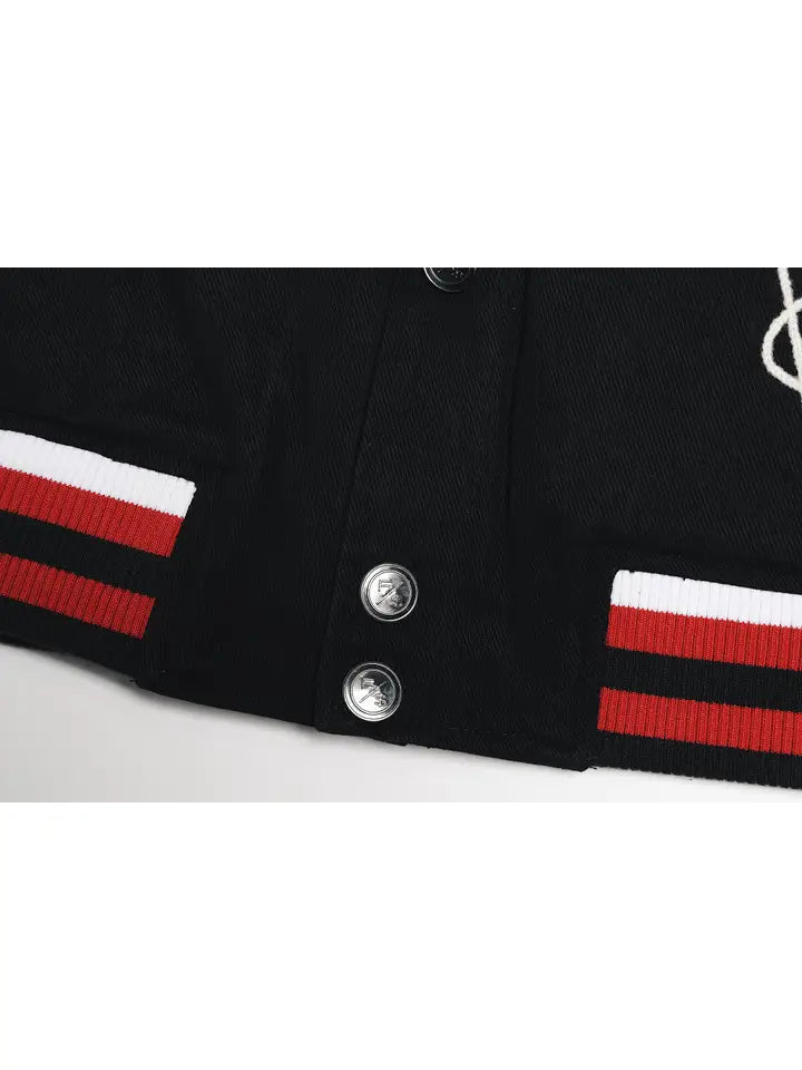 Manifest Varsity Jacket (Black)