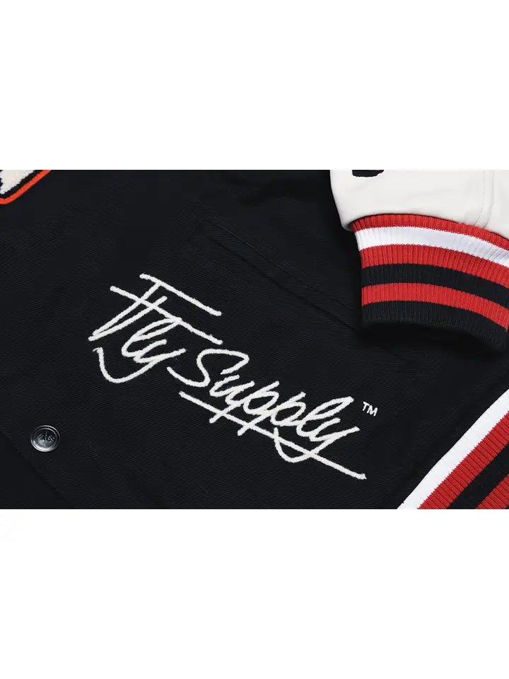 Manifest Varsity Jacket (Black)